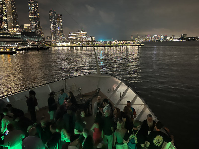 Yacht Party, evening view, 2024